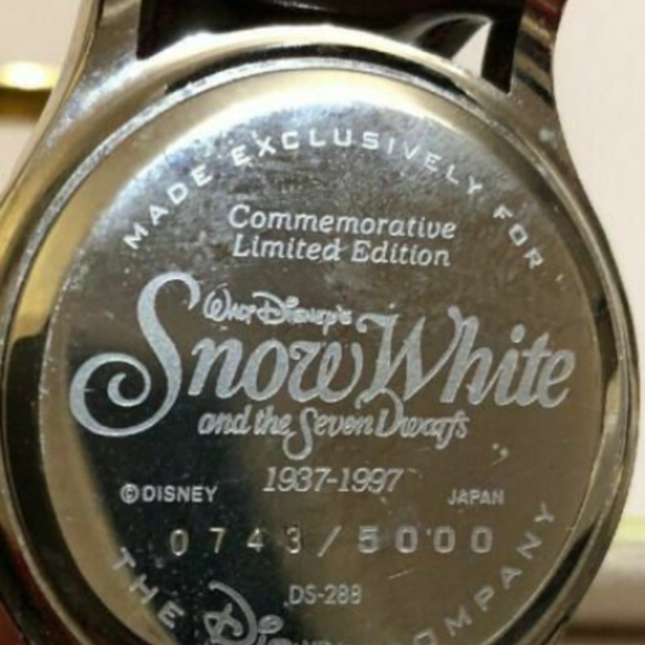 Disney Snow White Limited Edition Watch 1997